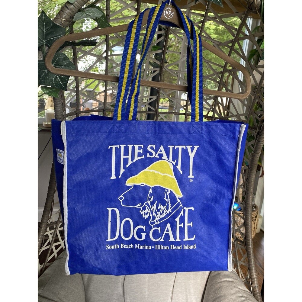 The Salty Dog Cafe South Beach Marina Hilton Head Island Souvenir Tote Bag